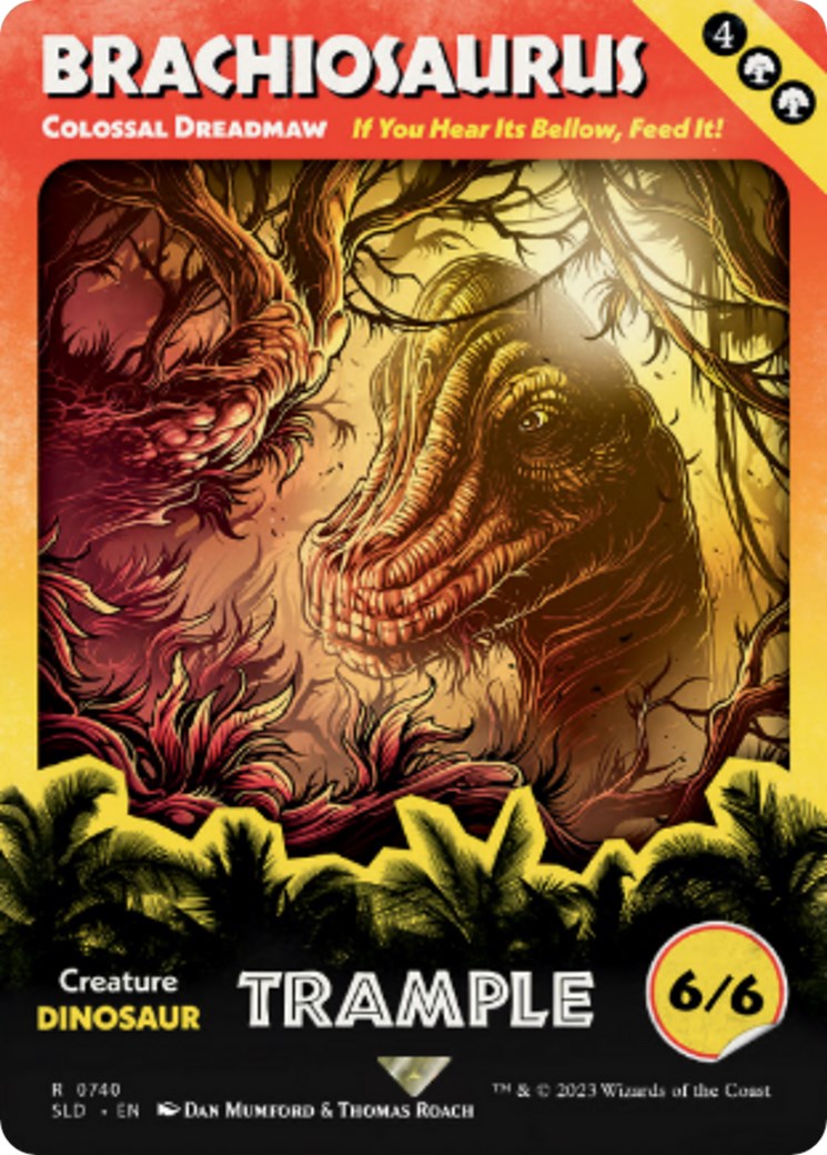 Brachiosaurus - Colossal Dreadmaw [Secret Lair Drop Series] | Webway Games