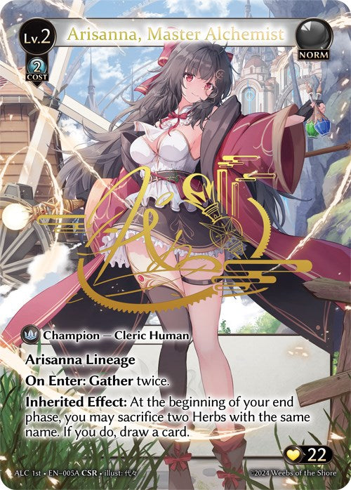 Arisanna, Master Alchemist (CSR) (005A) (005A) [Alchemical Revolution] | Webway Games