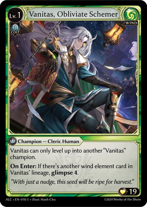 Vanitas, Obliviate Schemer (18) [Alchemical Revolution] | Webway Games