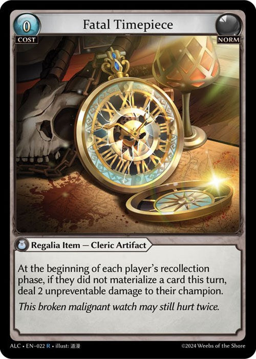 Fatal Timepiece (22) [Alchemical Revolution] | Webway Games