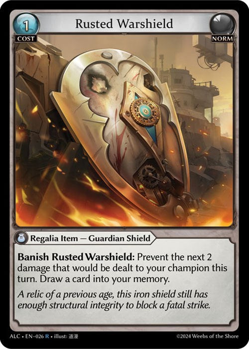 Rusted Warshield (26) [Alchemical Revolution] | Webway Games