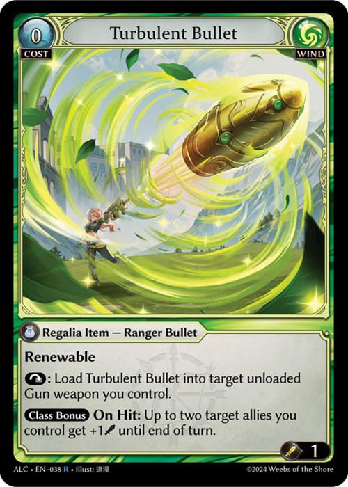 Turbulent Bullet (38) [Alchemical Revolution] | Webway Games