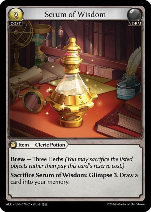 Serum of Wisdom (78) [Alchemical Revolution] | Webway Games