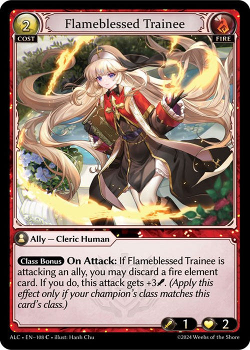 Flameblessed Trainee (108) [Alchemical Revolution] | Webway Games