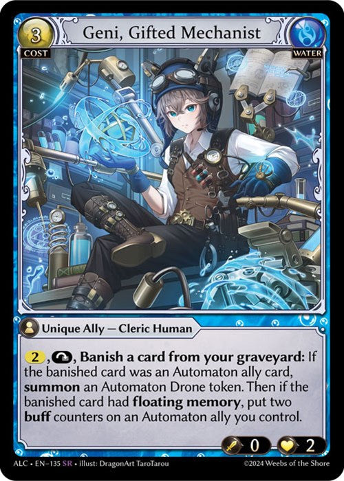 Geni, Gifted Mechanist (135) [Alchemical Revolution] | Webway Games
