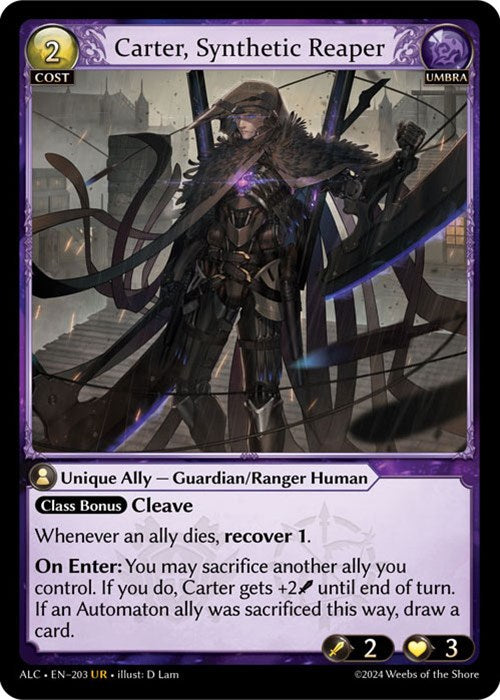 Carter, Synthetic Reaper (203) [Alchemical Revolution] | Webway Games
