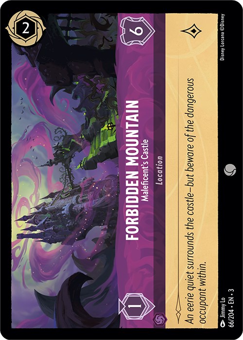 Forbidden Mountain - Maleficent's Castle (66/204) [Into the Inklands] | Webway Games