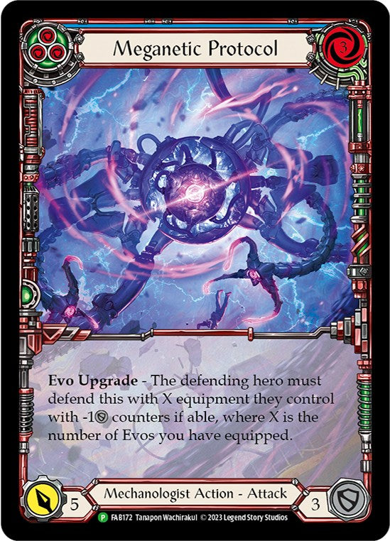 Meganetic Protocol [FAB172] (Promo)  Rainbow Foil | Webway Games