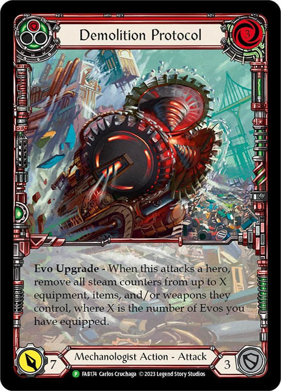 Demolition Protocol [FAB174] (Promo)  Rainbow Foil | Webway Games