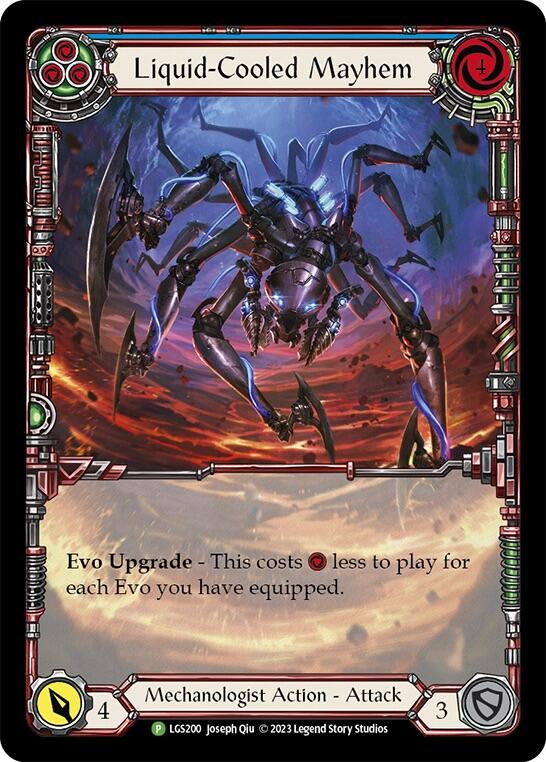 Liquid-Cooled Mayhem (Blue) [LGS200] (Promo)  Rainbow Foil | Webway Games