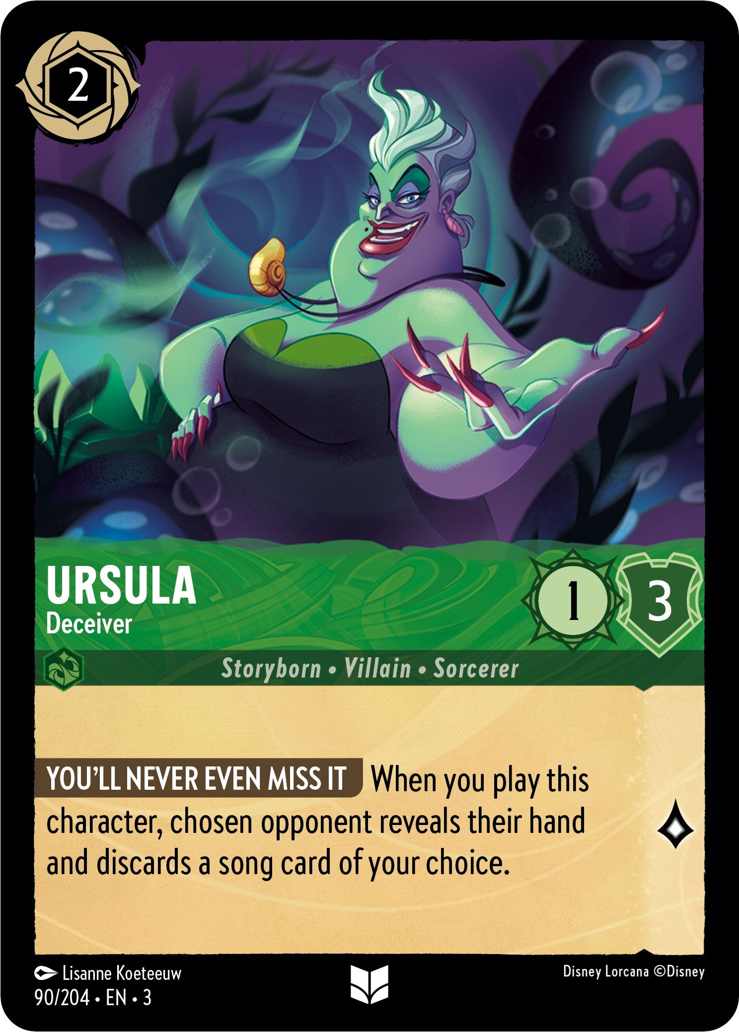 Ursula - Deceiver (90/204) [Into the Inklands] | Webway Games