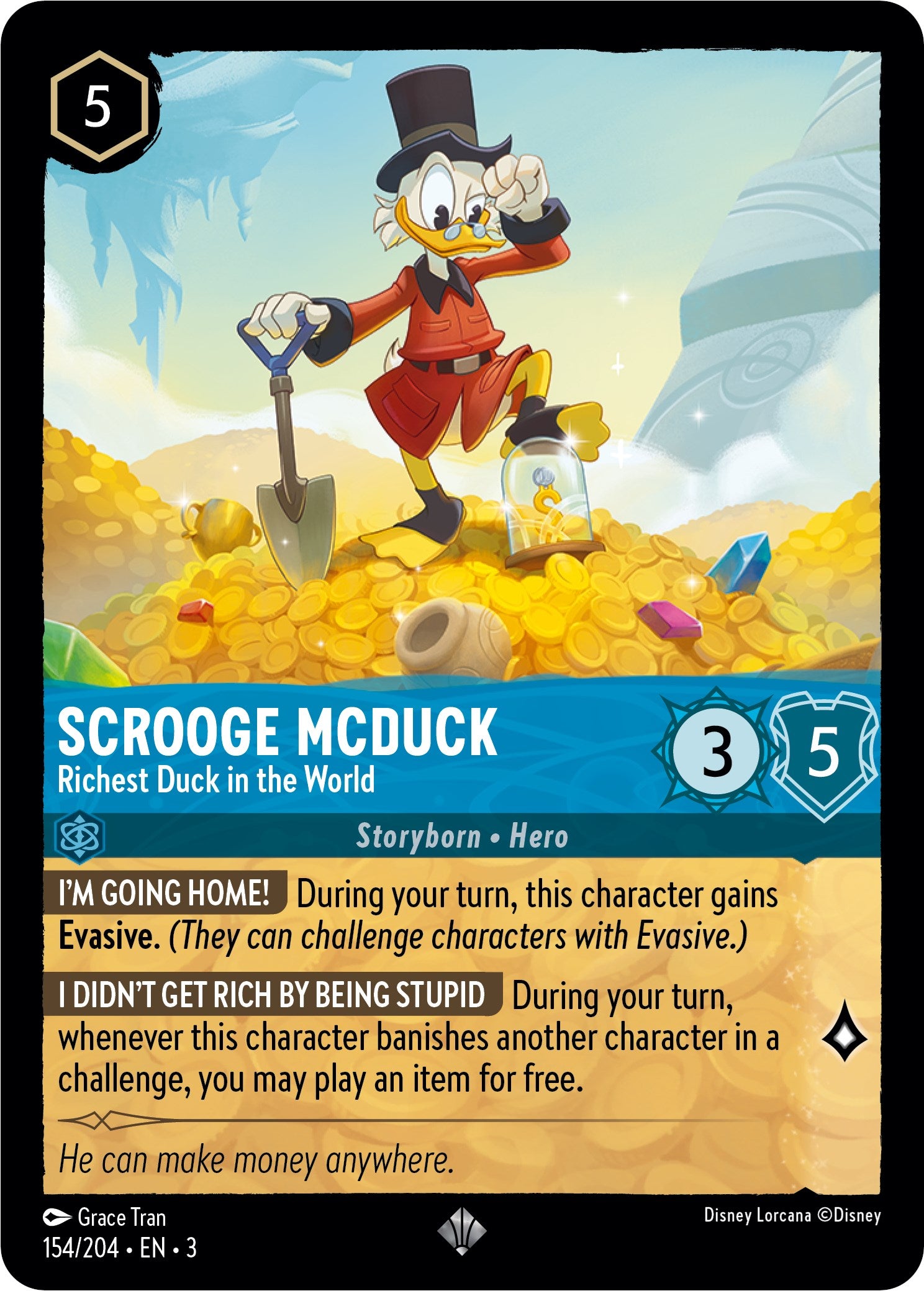 Scrooge McDuck - Richest Duck in the World (154/204) [Into the Inklands] | Webway Games