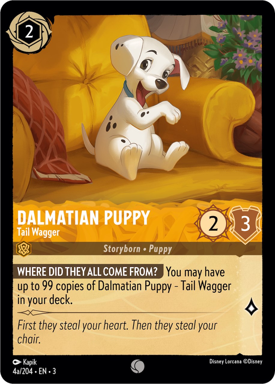 Dalmatian Puppy - Tail Wagger (4a) (4a/204) [Into the Inklands] | Webway Games
