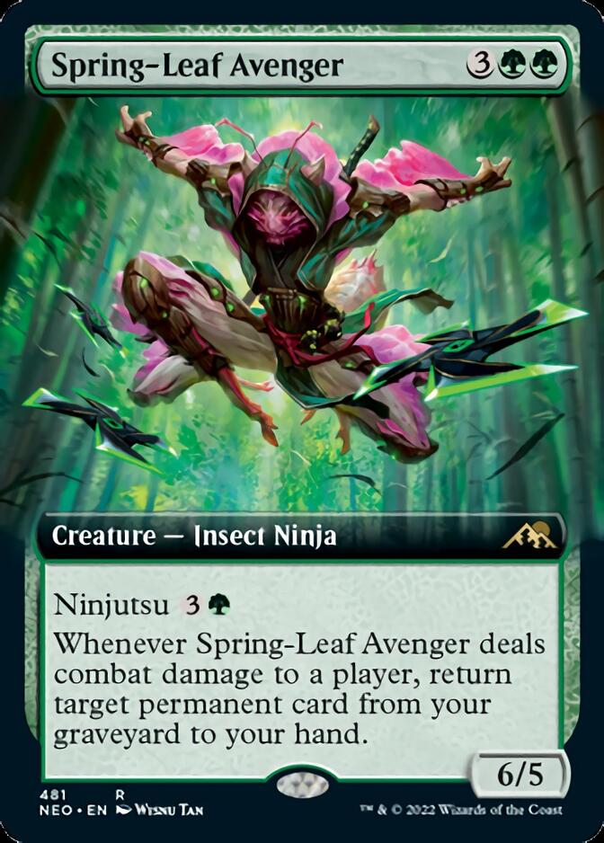Spring-Leaf Avenger (Extended Art) [Kamigawa: Neon Dynasty] | Webway Games