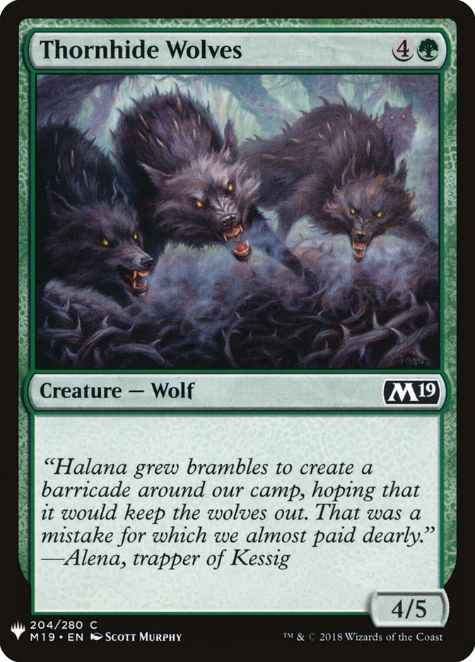 Thornhide Wolves [Mystery Booster] | Webway Games