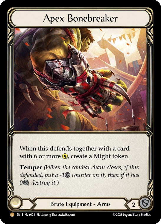 Apex Bonebreaker [HVY008] (Heavy Hitters)  Rainbow Foil | Webway Games