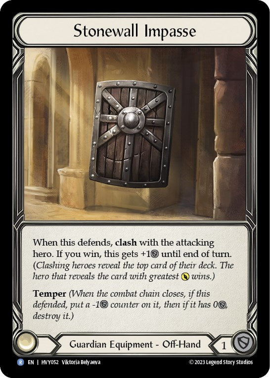 Stonewall Impasse [HVY052] (Heavy Hitters)  Cold Foil | Webway Games