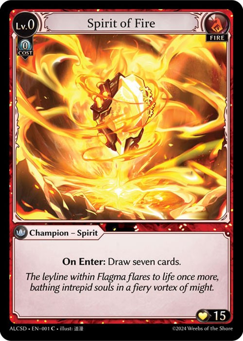 Spirit of Fire (1) [Alchemical Revolution: Starter Decks] | Webway Games