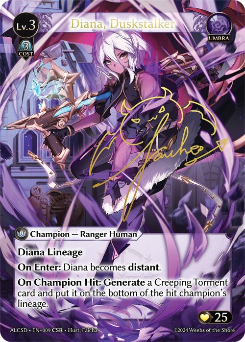 Diana, Duskstalker (CSR) (9) [Alchemical Revolution: Starter Decks] | Webway Games