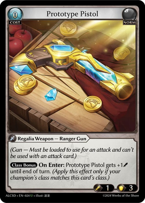 Prototype Pistol (24) [Alchemical Revolution: Starter Decks] | Webway Games