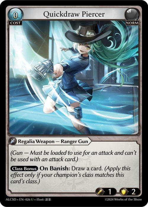 Quickdraw Piercer (26) [Alchemical Revolution: Starter Decks] | Webway Games