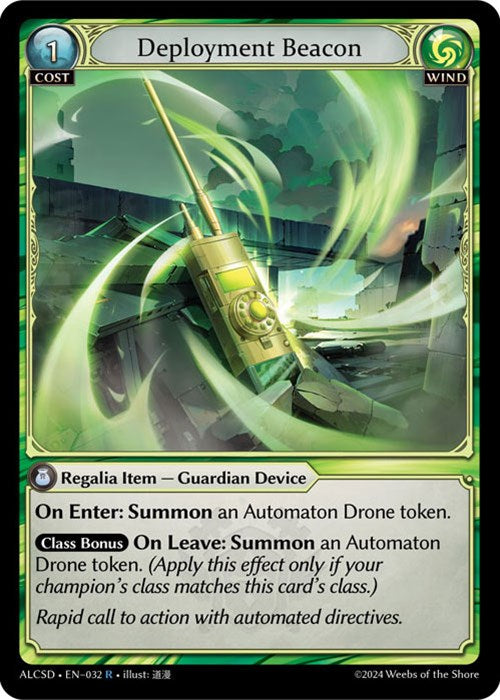 Deployment Beacon (32) [Alchemical Revolution: Starter Decks] | Webway Games