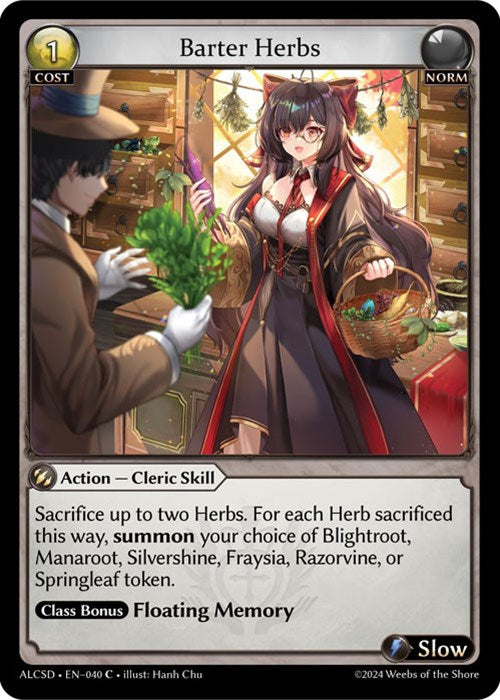 Barter Herbs (40) [Alchemical Revolution: Starter Decks] | Webway Games