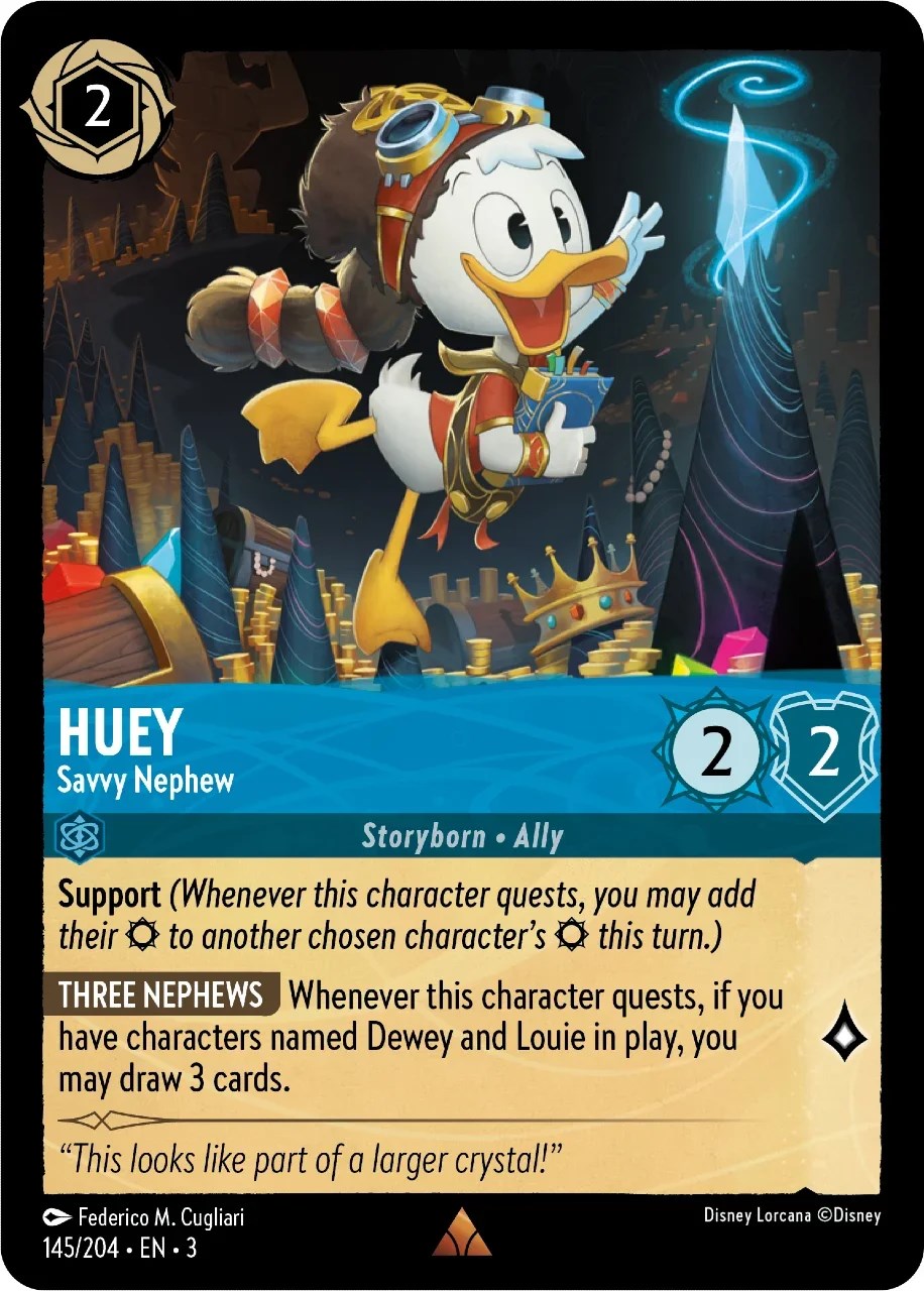 Huey - Savvy Nephew (145/204) [Into the Inklands] | Webway Games