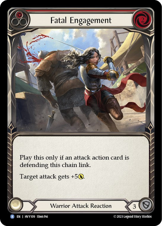 Fatal Engagement (Red) [HVY109] (Heavy Hitters)  Rainbow Foil | Webway Games
