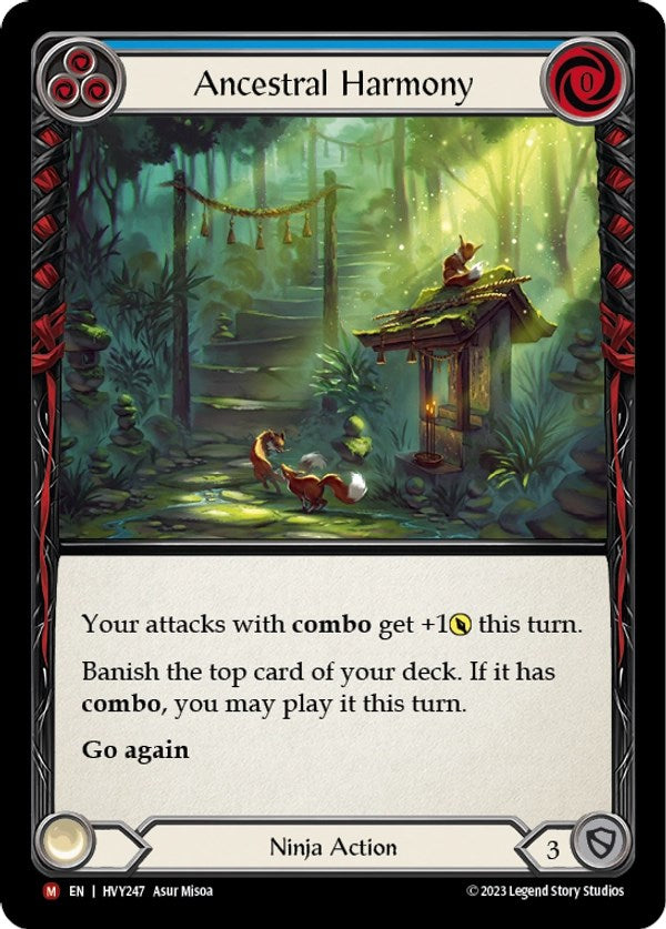 Ancestral Harmony [HVY247] (Heavy Hitters)  Rainbow Foil | Webway Games