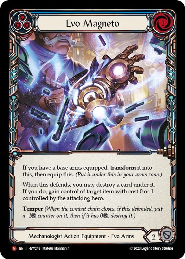 Evo Magneto (Cold Foil) [HVY248] (Heavy Hitters)  Cold Foil | Webway Games