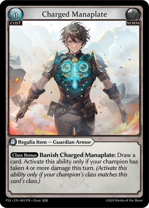 Charged Manaplate (003) [Promotional Cards] | Webway Games