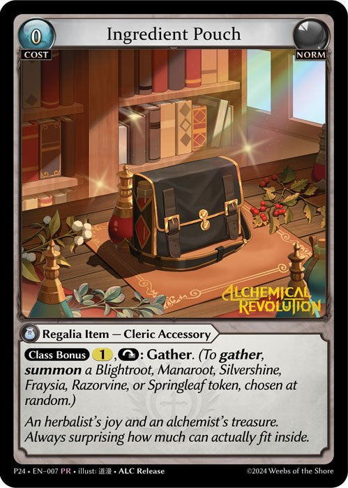 Ingredient Pouch (007) [Promotional Cards] | Webway Games