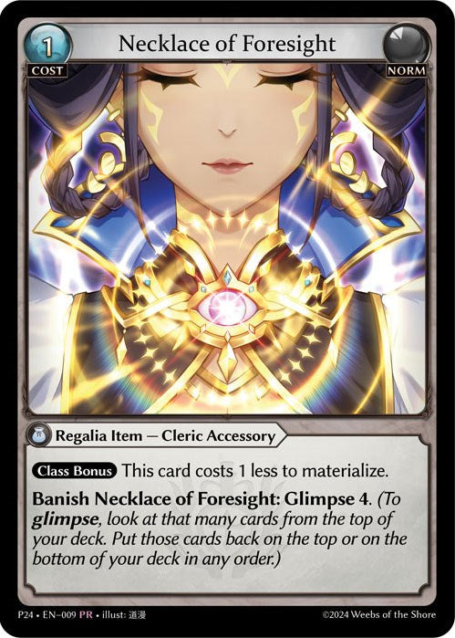 Necklace of Foresight (009) [Promotional Cards] | Webway Games