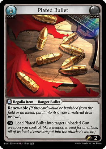 Plated Bullet (010) [Promotional Cards]