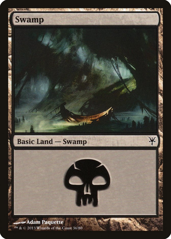 Swamp (36) [Duel Decks: Sorin vs. Tibalt] | Webway Games