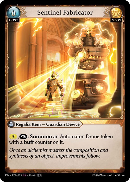 Sentinel Fabricator (023) [Promotional Cards] | Webway Games