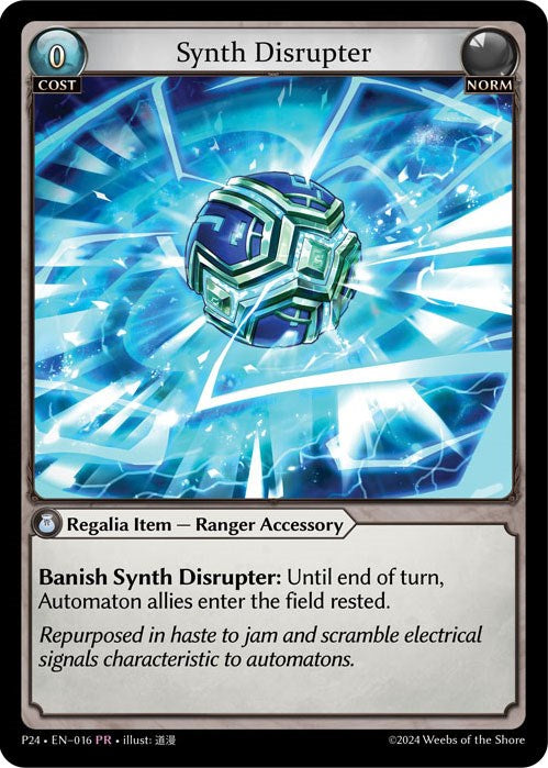 Synth Disrupter (016) [Promotional Cards] | Webway Games