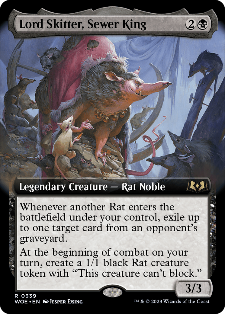 Lord Skitter, Sewer King (Extended Art) [Wilds of Eldraine] | Webway Games
