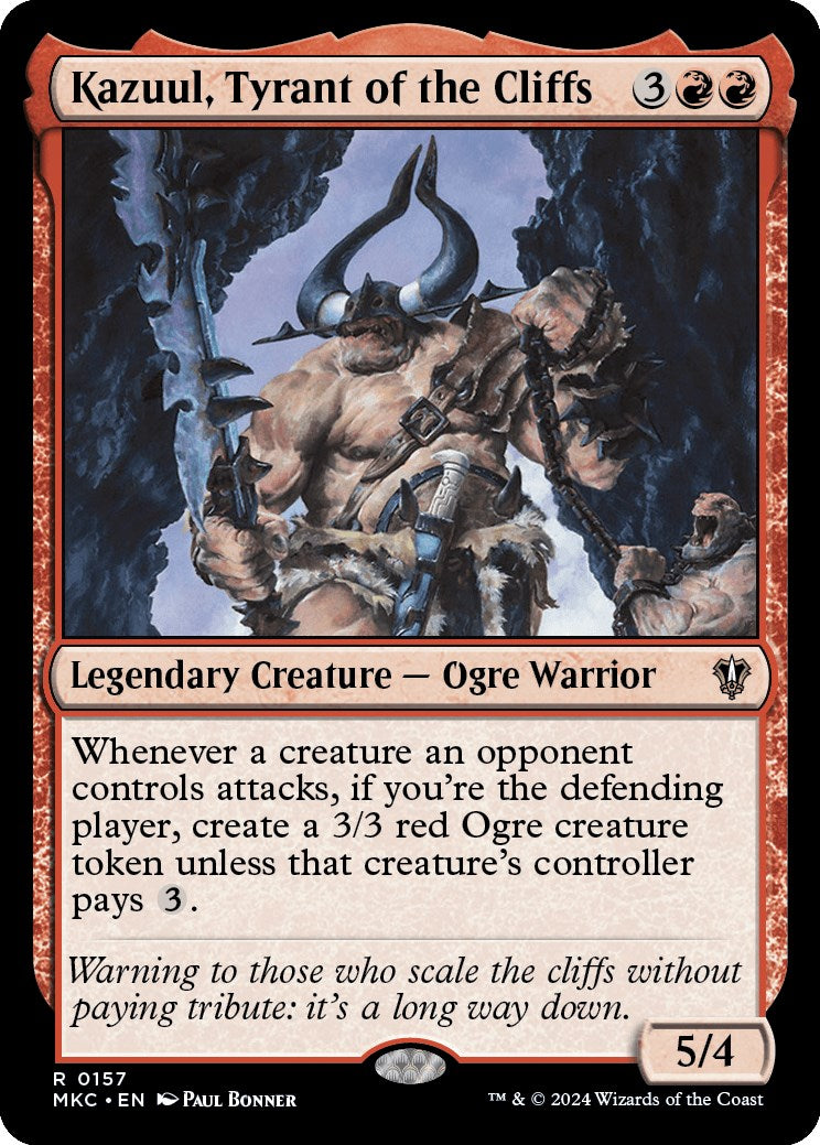 Kazuul, Tyrant of the Cliffs [Murders at Karlov Manor Commander] | Webway Games