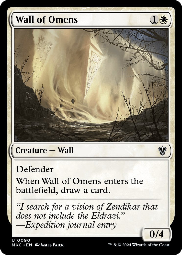 Wall of Omens [Murders at Karlov Manor Commander] | Webway Games
