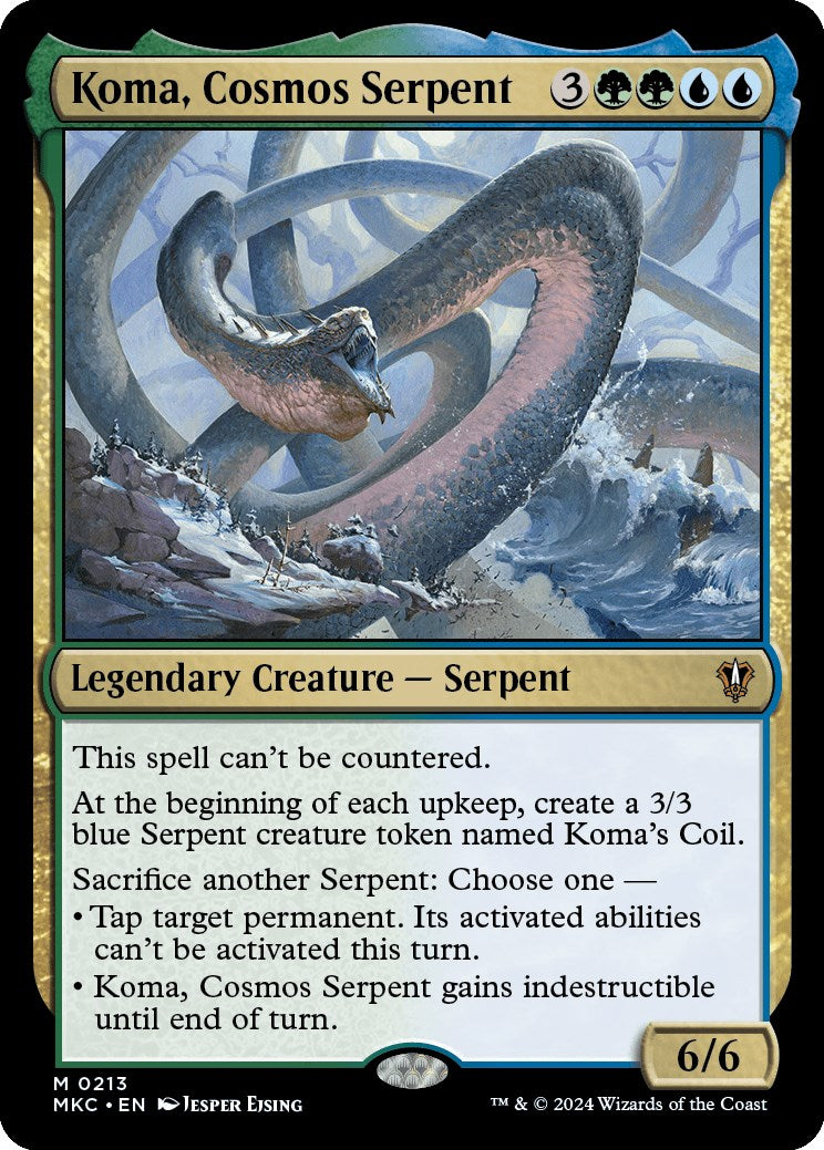Koma, Cosmos Serpent [Murders at Karlov Manor Commander] | Webway Games