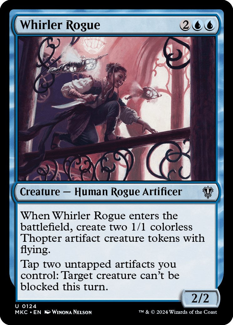 Whirler Rogue [Murders at Karlov Manor Commander] | Webway Games