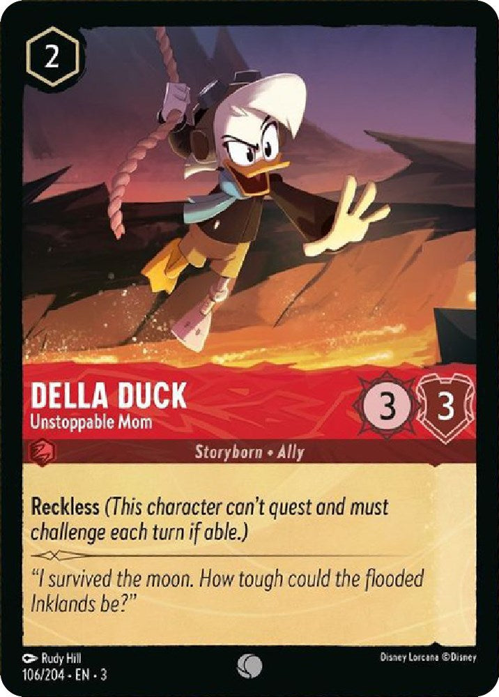 Della Duck - Unstoppable Mom (106/204) [Into the Inklands] | Webway Games