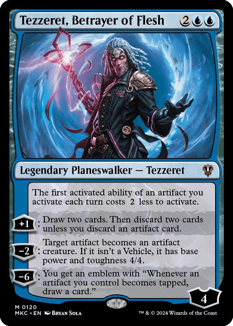 Tezzeret, Betrayer of Flesh [Murders at Karlov Manor Commander] | Webway Games
