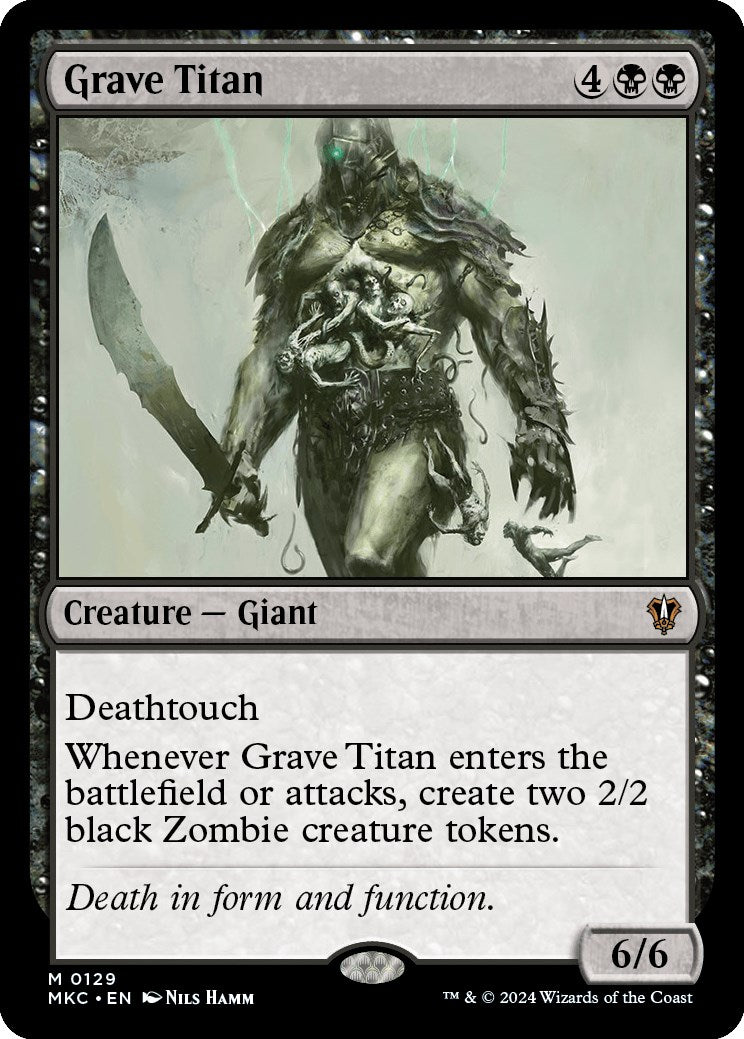 Grave Titan [Murders at Karlov Manor Commander] | Webway Games