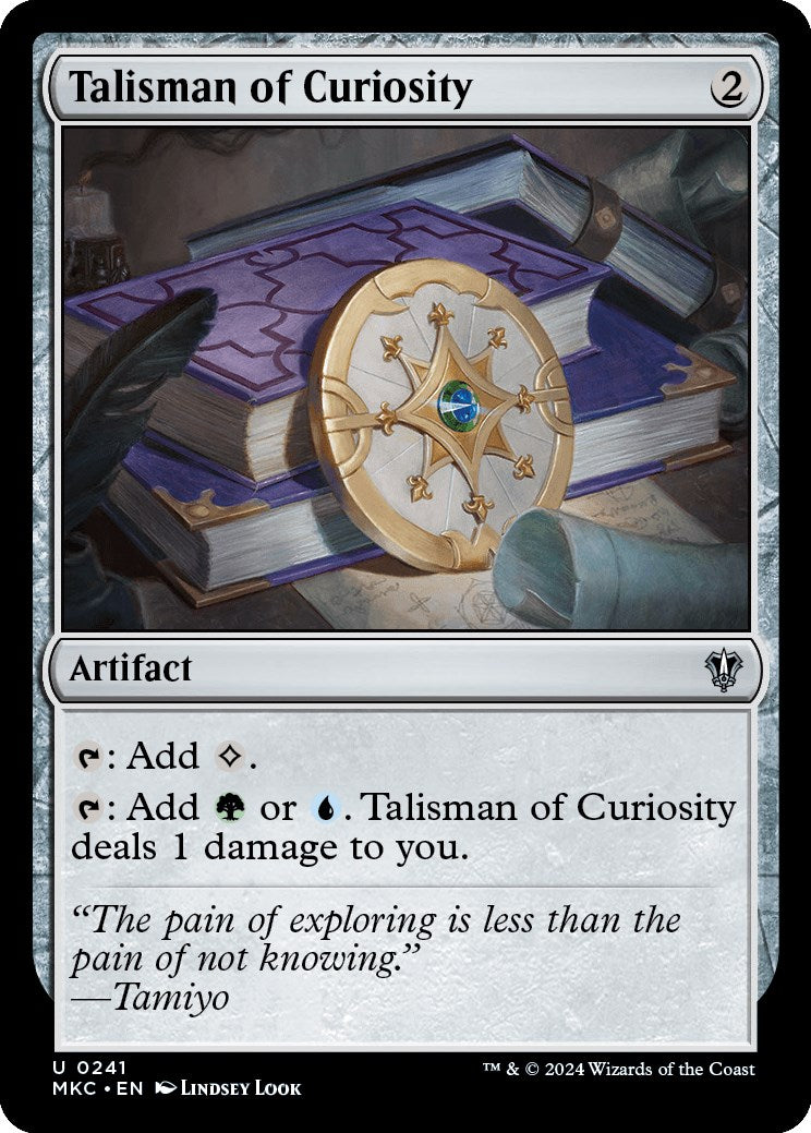 Talisman of Curiosity [Murders at Karlov Manor Commander] | Webway Games