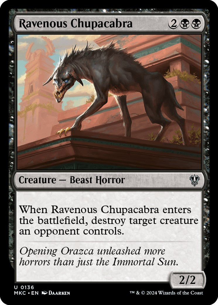 Ravenous Chupacabra [Murders at Karlov Manor Commander] | Webway Games