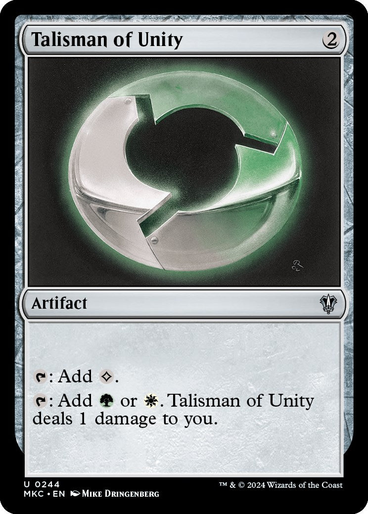 Talisman of Unity [Murders at Karlov Manor Commander] | Webway Games