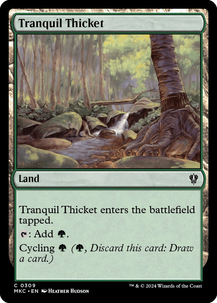Tranquil Thicket [Murders at Karlov Manor Commander] | Webway Games